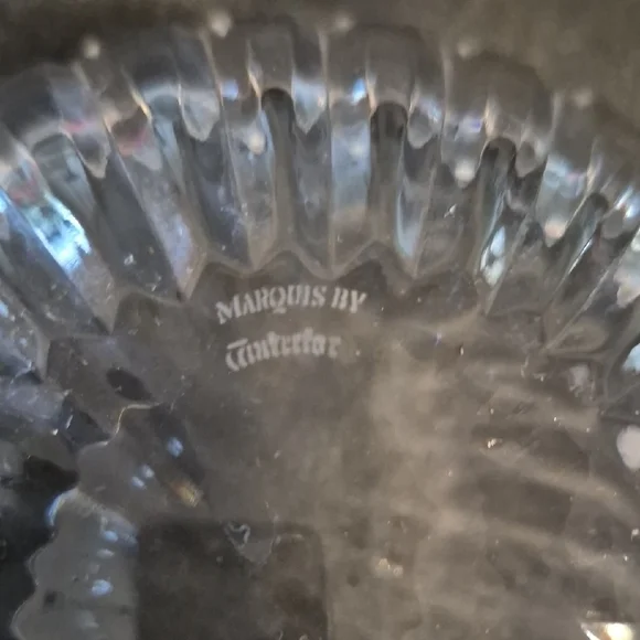 Waterford Marquis Palladia Elegant Clear Crystal Glass Bowl 5.5 Inches - Picture 4 of 7